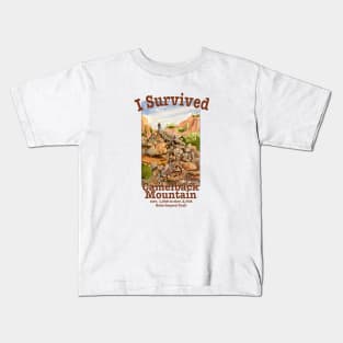 I Survived Camelback Mountain, Echo Canyon Trail Kids T-Shirt